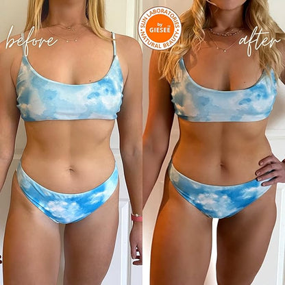 Sun Laboratories By Giesee Tan Overnight Self Tanning Lotion 32 oz - Medium To Dark Self Tanner, Sunless Tanning Lotion, Odorless Long Lasting Tanning Lotion, Instant Tanner Lotion for Face & Body