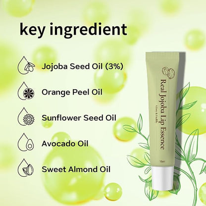 Real Jojoba Lip Essence Serum Moisturizing Travel