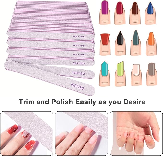 Nail file (100 pcs), bulk