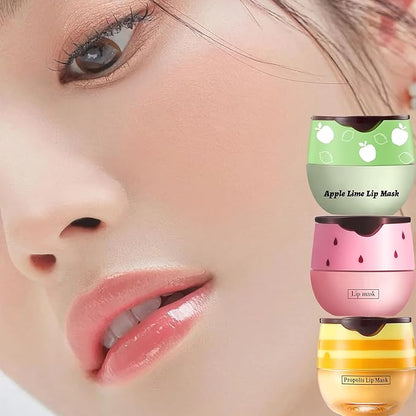 3 PCS Bee Lip Balm Lip Sleeping
