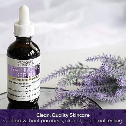 Advanced clinicals hyaluronic acid face