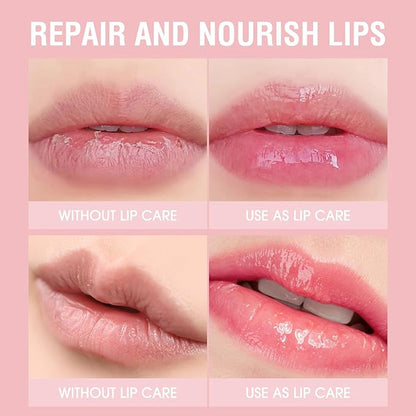 GL-Turelifes Mushroom Plumping Lip Gloss, Hydrating Lip Gloss GL-Turelifes