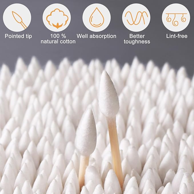500 pcs cotton swabs -