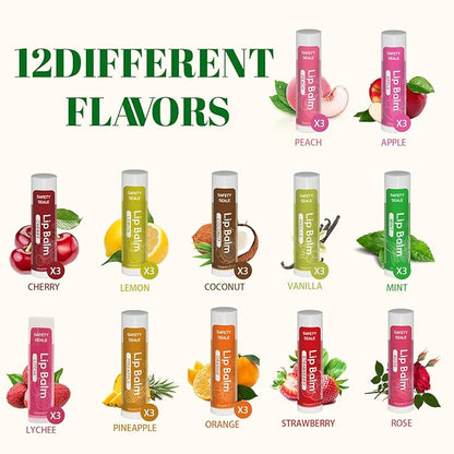 36 Pack Natural Lip Balm Bulk