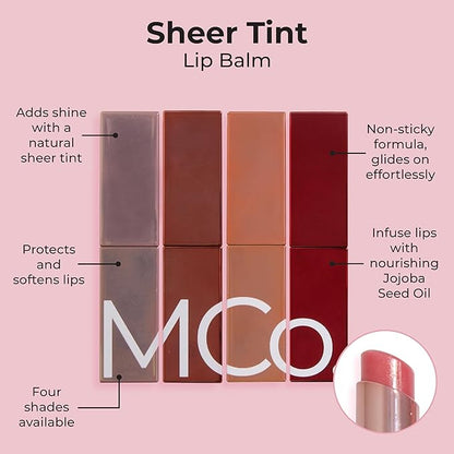 MCoBeauty Sheer Tint Lip Balm, Bella