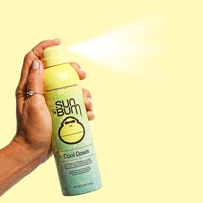 Sun Bum Cool Down Aloe Vera Spray | Vegan After Sun Care with Cocoa Butter to Soothe and Hydrate Sunburn Pain Relief | 6 oz