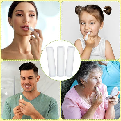 Demissle 150 Pcs Unlabeled Lip Balm Guests