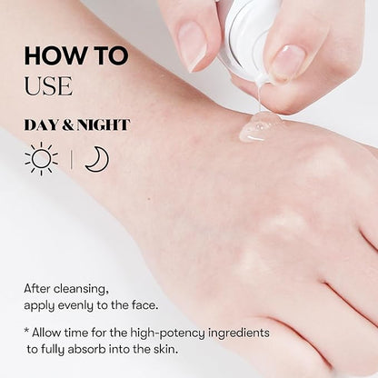 VT COSMETICS TX Toning Essence 1000 Shot, Tranexamic Acid Serum with Niacinamide, Glutathione for Radiant Glass Skin Face, Dark Spots, Acne Scar, Sensitive Skin Care, Korean Skincare, Fragrance-Free