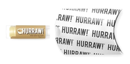 Hurraw! Chai Spice Lip Balm: Organic,