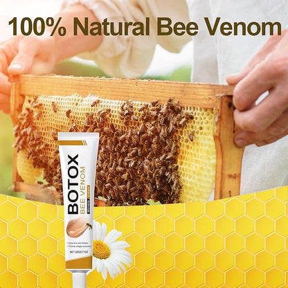 2 Pack Bo-tox Bee Venom Cream for Lifting & Firming Saggy Face/Neck/Eyes, Wrinkle & Fine Lines & Eye Bag Removal, Restoring Elasticity & Deeply Moisturizing, Natural Bee Venom Serum for All Skin Types
