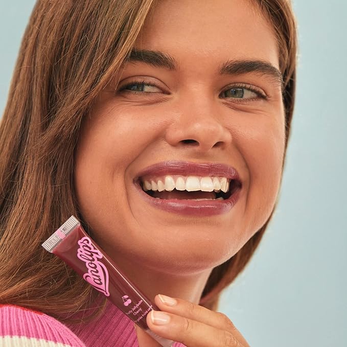 Lanolips Fruity Jellybalm, Cherry - Tinted 0.35oz)