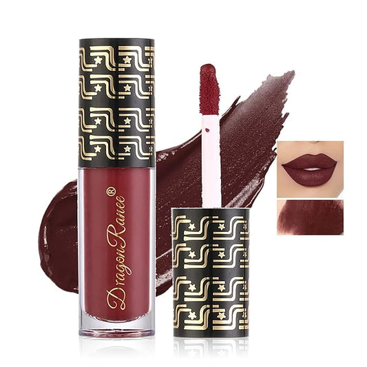 Halloween Dark Matte Liquid Lipstick for Women, Long Lasting Waterproof Lip Gloss, Face Body Painting, Vivid Vampire Lip Stain for Masquerade, Party Goth Makeup, Cosplay (#04 Vampire)