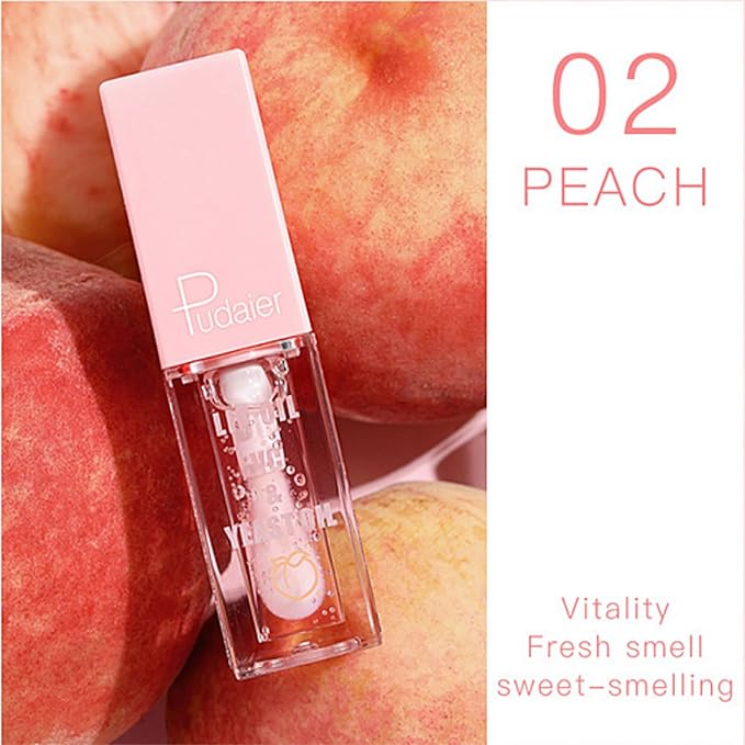 Lip Gloss Set, 4 PCS, Transparent Lip Balm, Gloss