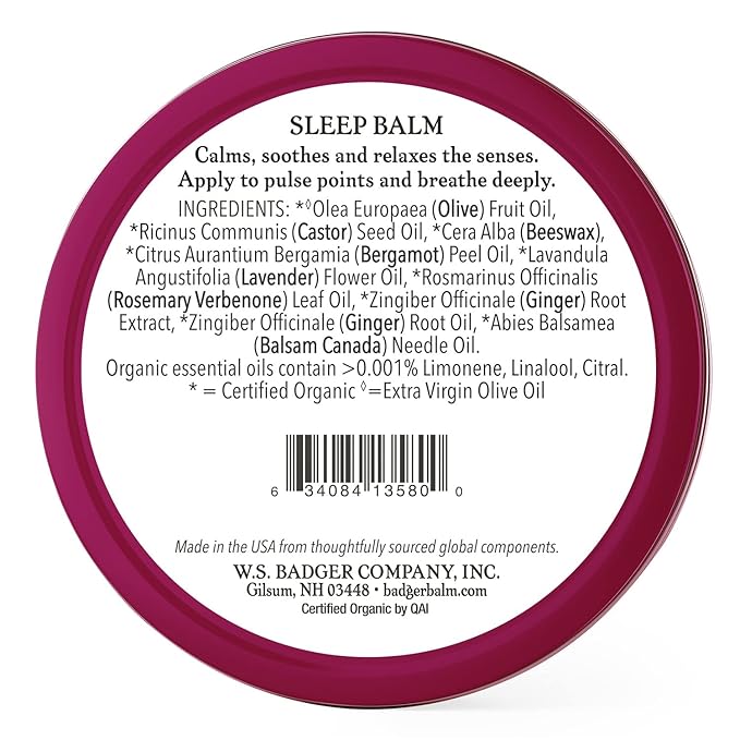 Badger - Sleep Balm, Lavender &