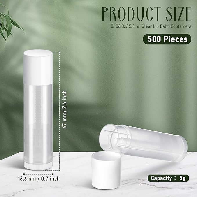 Nuanchu 500 Pcs 0.19 oz/ 5.5 ml