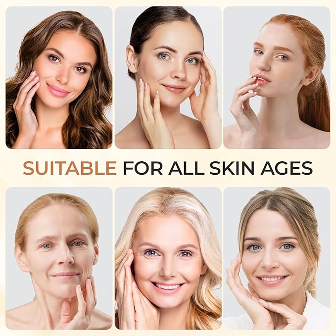 Super Vitamin C Serum for Women Over 70 - Hydrating Anti-Aging with Vitamin C Caffeine - Facial Skin Care for Mature Skin, Firming, Lifting, Smoothing, All in One Formula 1.69 fl oz