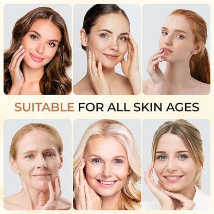 Super Vitamin C Serum for Women Over 70 - Hydrating Anti-Aging with Vitamin C Caffeine - Facial Skin Care for Mature Skin, Firming, Lifting, Smoothing, All in One Formula 1.69 fl oz