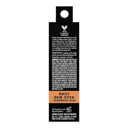 e.l.f. Cosmetics Daily Dew Stick, Cooling Highlighter Stick Tangerine Kiss