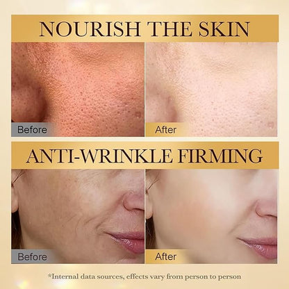 2Pcs Anti-wrinkle Firming Serum, Firm and Plump Face Serum, Anti-Aging Lifting Essence for All Skin Types, Hydrate & Moisturize, Reduce Fine Lines Firms Skin