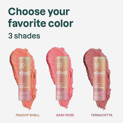 ATTITUDE Oceanly Tinted Lip Balm Vegan,