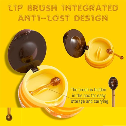 4PCS Lip Balm Honey Pot, Honey Sleeping