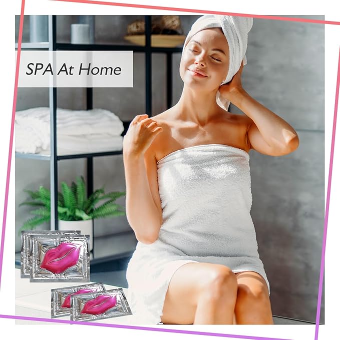 Adofect 30 Pieces Collagen Crystal Lip