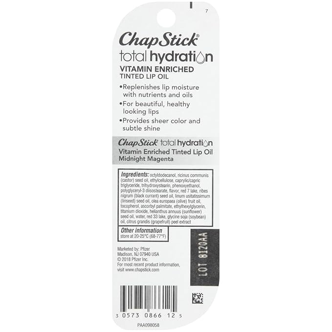 ChapStick Total Hydration Vitamin Enriched Midnight