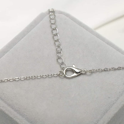 Creative Y-shaped Necklace Hollow Ring Necklace Chain Jewelry