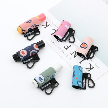 6 Pack Compact Clip-On Chapstick Holder Whale)