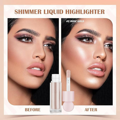 Liquid Highlighter Natural Glow For Face & Body,