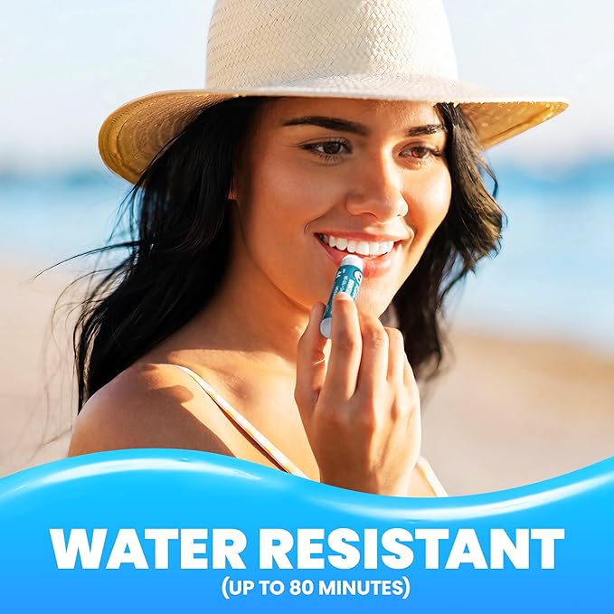 Rubber Ducky | Lip Sunscreen, Lip Balm with SPF 44, Waterproof Sunscreen Lip Balm | Vegan, Untinted, Mint Flavor, with Vitamin E | All Season - Broad Spectrum Sunscreen for Lips