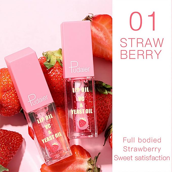 Lip Gloss Set, 4 PCS, Transparent Lip Balm, Gloss