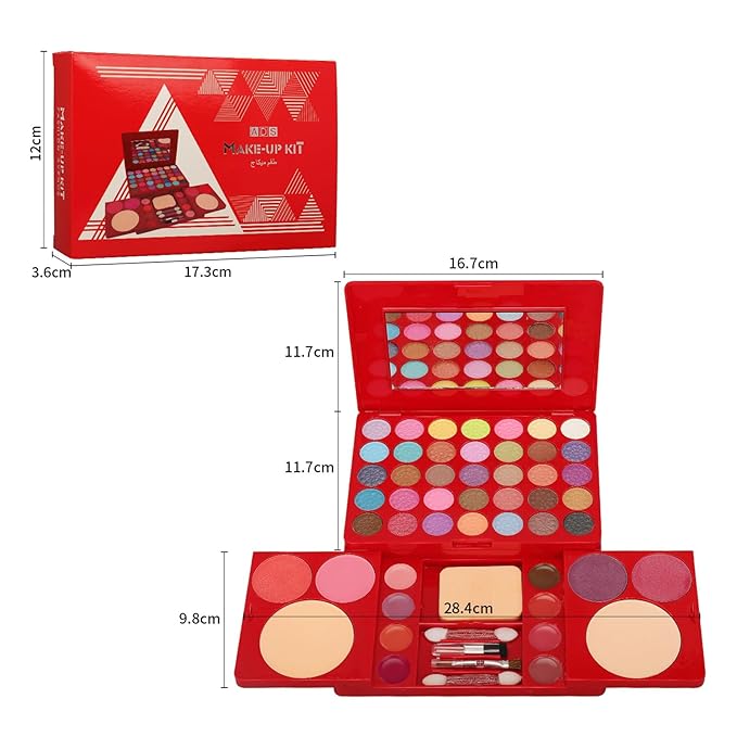 All-in-One Makeup Gift Set Travel Makeup Kit Complete