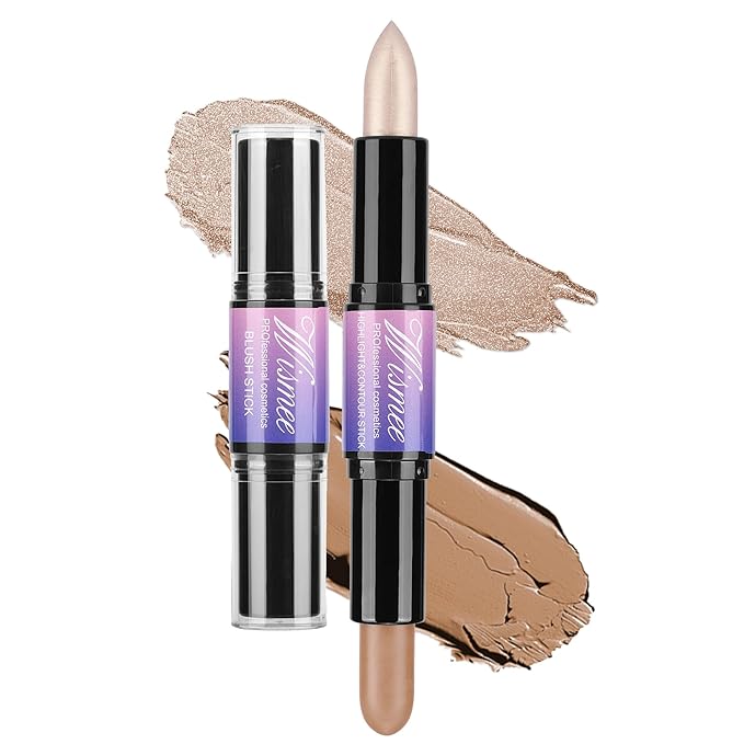Dual-Ended Highlight & Contour Stick, Shimmer Cream Powder