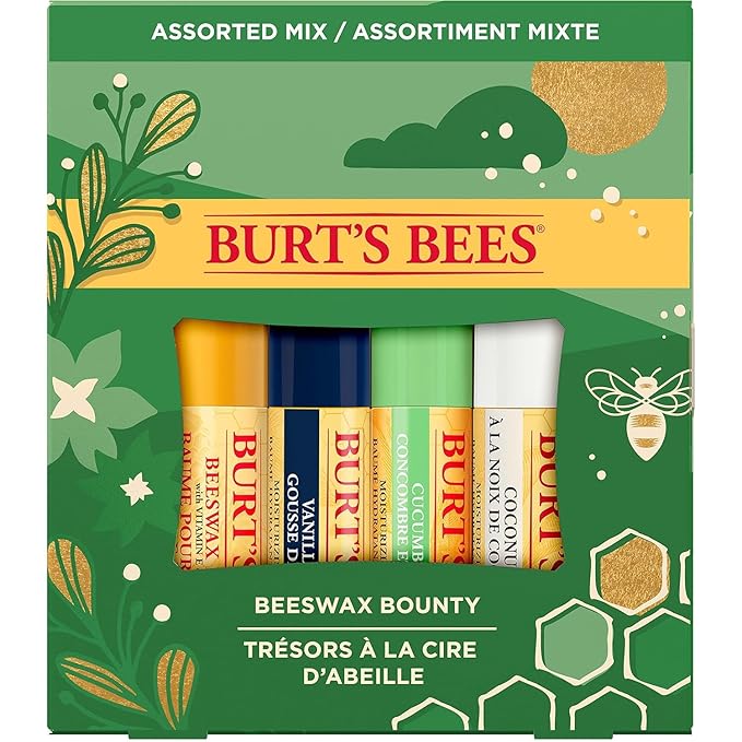 Burt's Bees Holiday Gift, 4 Lip Vanilla,