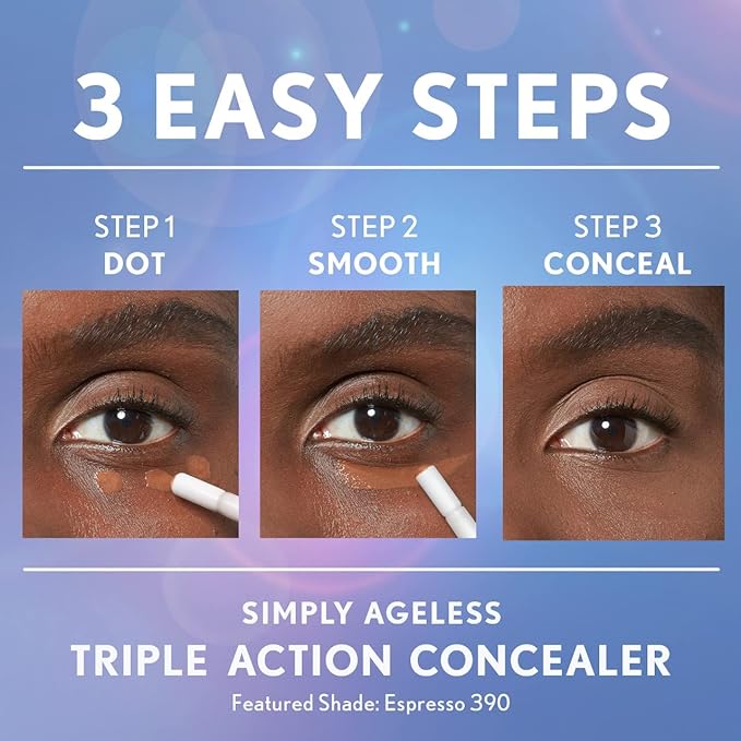 COVERGIRL Simply Ageless Triple Action Concealer, Creamy Natural, of 1