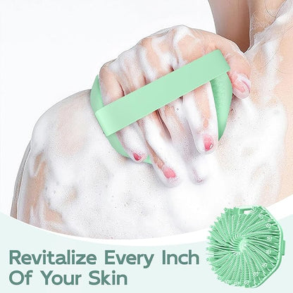 Silicone body scrubber, exfoliating body