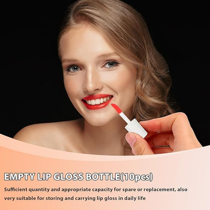 Empty Lip Gloss Tubes, 10 PCS 1. Mini Lip 2ml