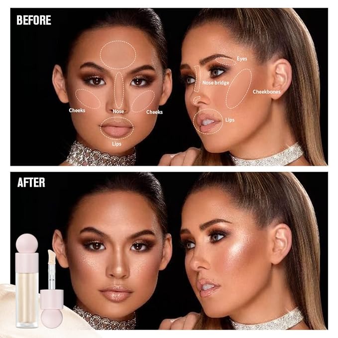 Liquid Highlighter Natural Glow For Face & Body,