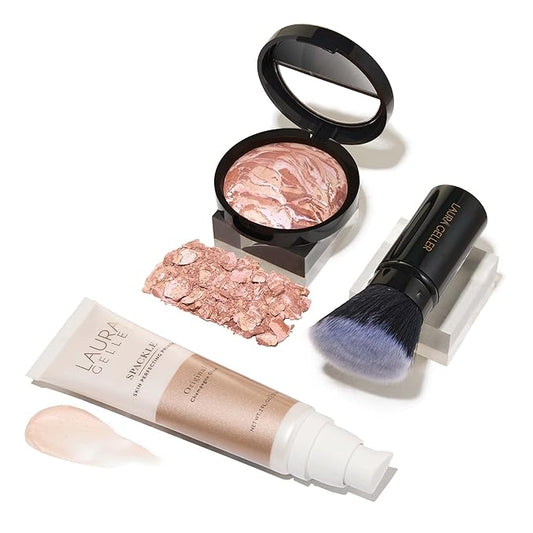 LAURA GELLER NEW YORK Ready-n-Radiant Kit (3 PC) Kabuki Brush