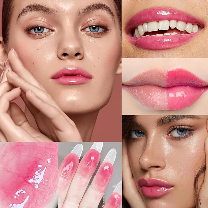 3PCS Lip Gloss,Hydrating Lip Oil Tinted Set | Gloss,Hydrating