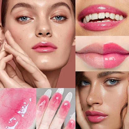 3PCS Lip Gloss,Hydrating Lip Oil Tinted Set | Gloss,Hydrating