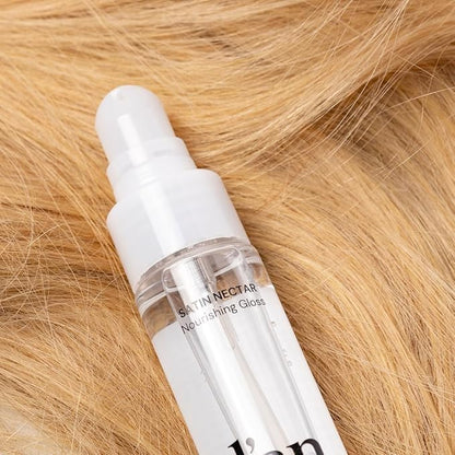 L'ANGE HAIR Satin Néctar Nourishing Gloss | Hair Serum for All Hair Types | Smoothing Serum with Antioxidants and Vitamins | Salon Hair Spray for Blowouts | Anti Frizz Hair Serum (2 Fl Oz)