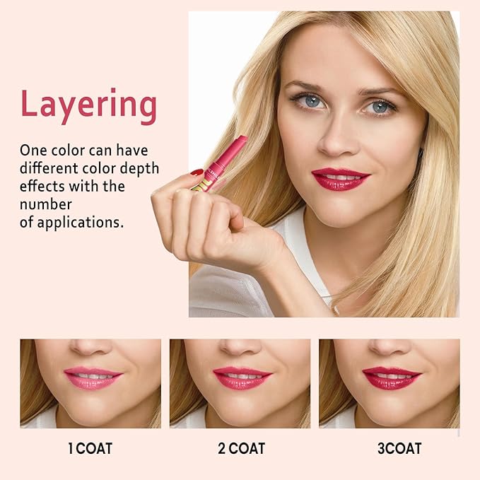 Click Lip Gloss Pen For Women Plumping Lip Stain Color Changing Waterproof Long Lasting Jelly Tinted Lip Balm Hydrating Lip Oil For Dry Lips (02)