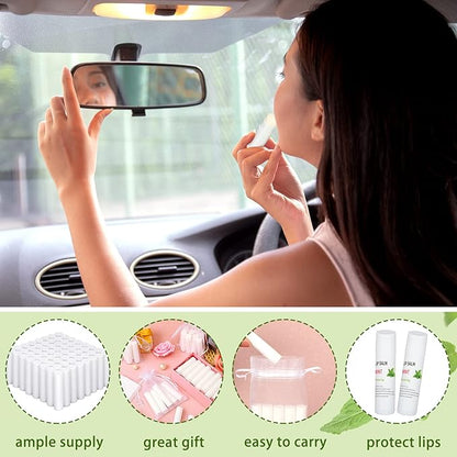 Demissle 150 Pcs Unlabeled Lip Balm Guests