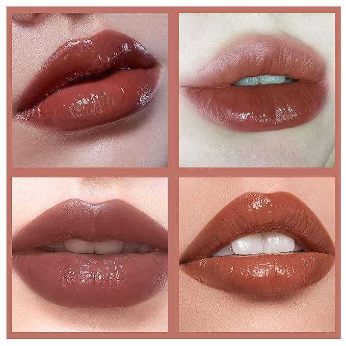 Lip Plumper Gloss No-Sticky Hydrating Lip Plumping Lip Gloss, Glossy Finish, Long-lasting, Moisturizing, Lip Tint for Daily Use