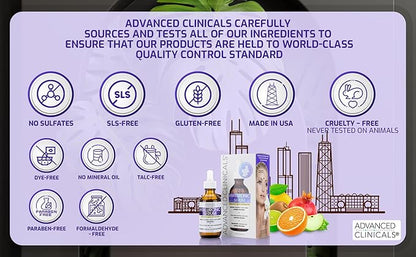 Advanced clinicals hyaluronic acid face