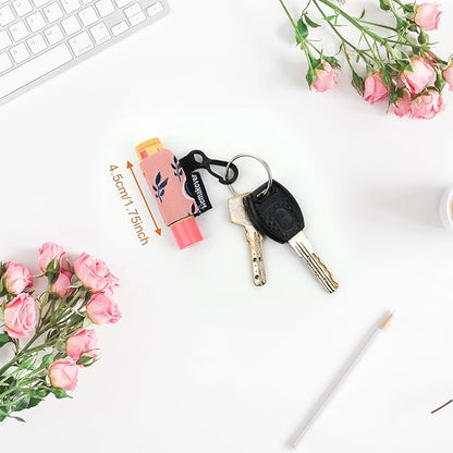 6 Pack Compact Clip-On Chapstick Holder Whale)