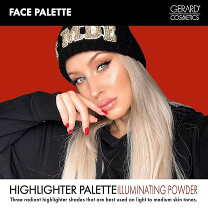 Makeup Highlighter Palette Trio (Starstruck) by Gerard Cosmetics