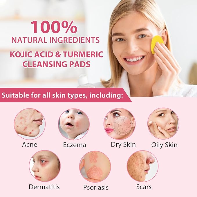 Turmeric kojic pads, turmeric kojic